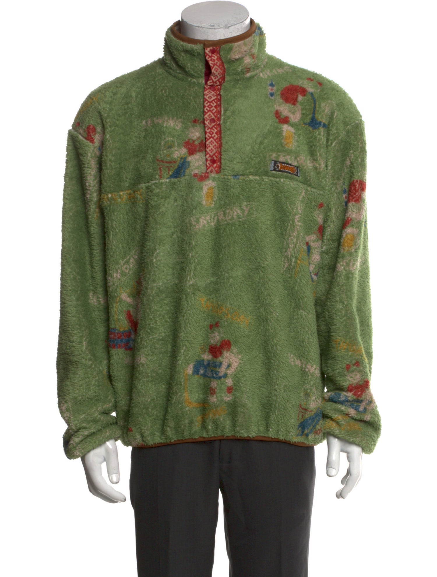 Kapital Printed Turtleneck Sweatshirt