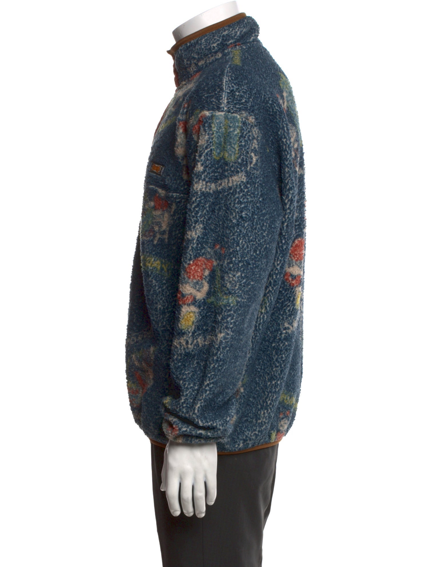 Kapital Calendar Printed Polo Sweater