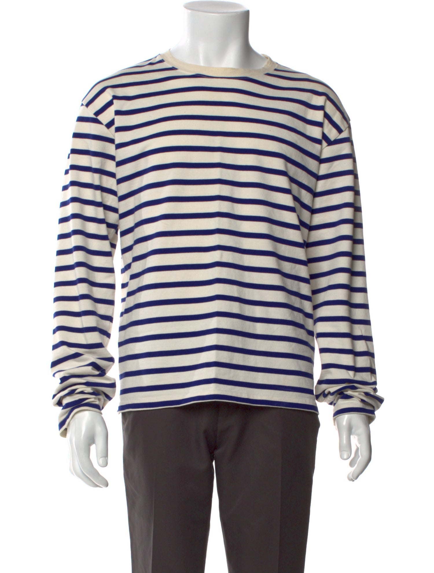 Kapital Striped Crew Neck T-Shirt