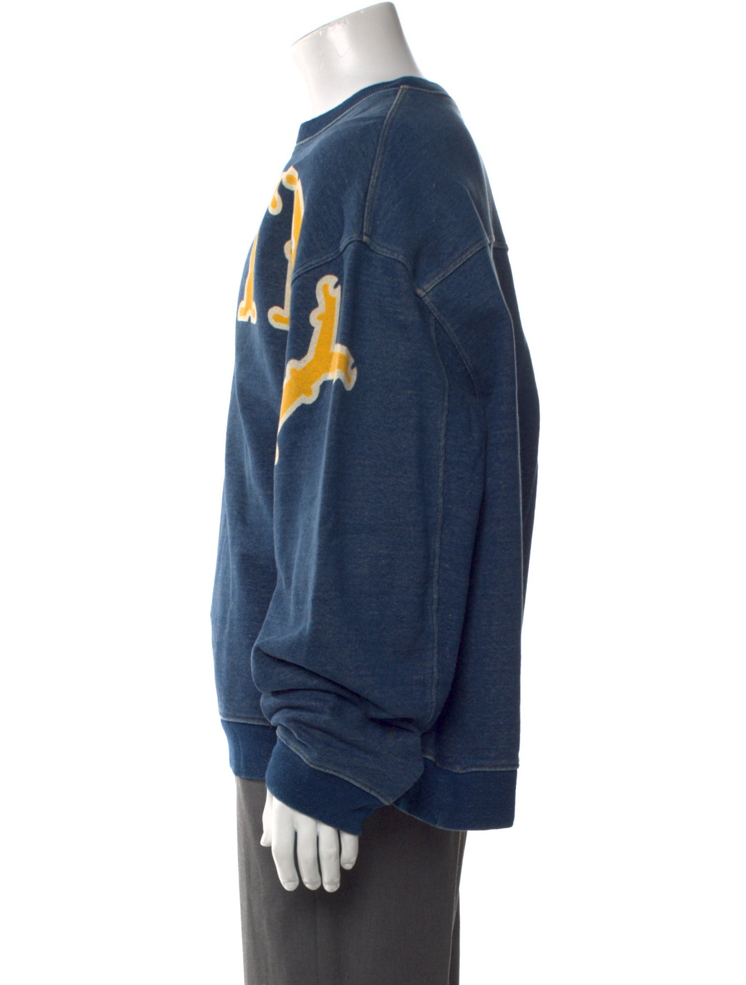 Kapital Kountry Indigo Dye Graphic Print Sweatshirt w/ Tags