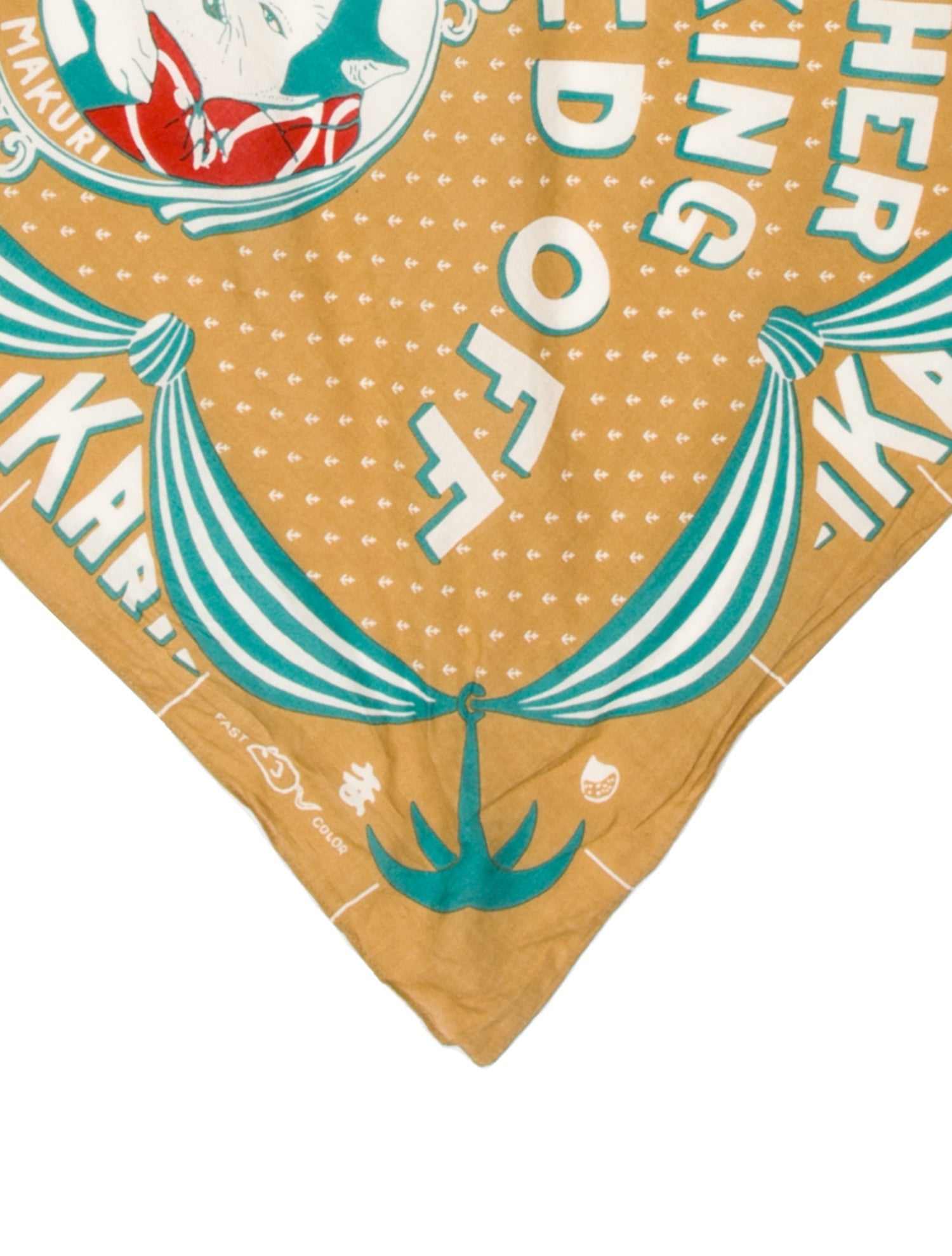 Kapital Canvas Printed Scarf