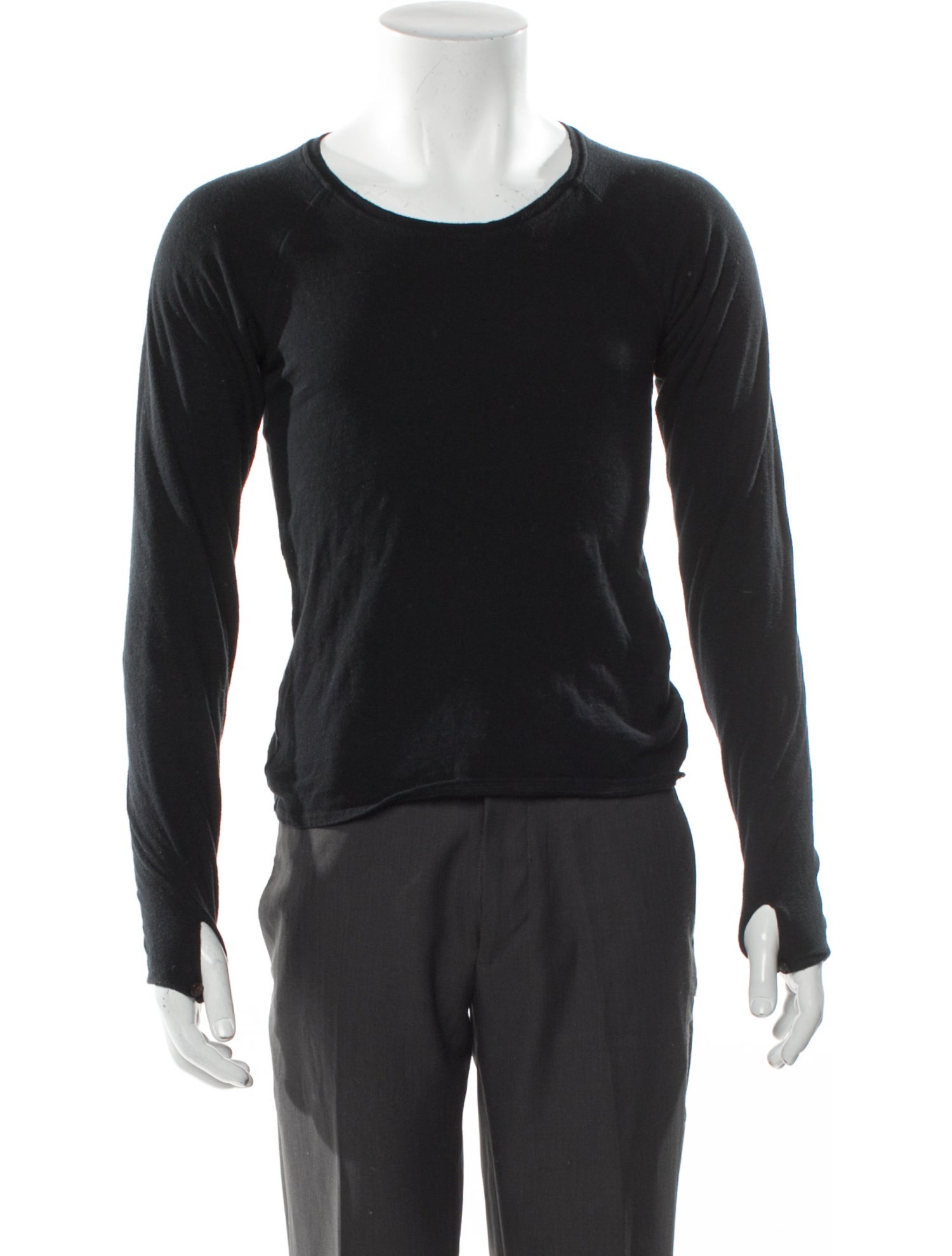 Kapital Smiley Scoop Neck Henley