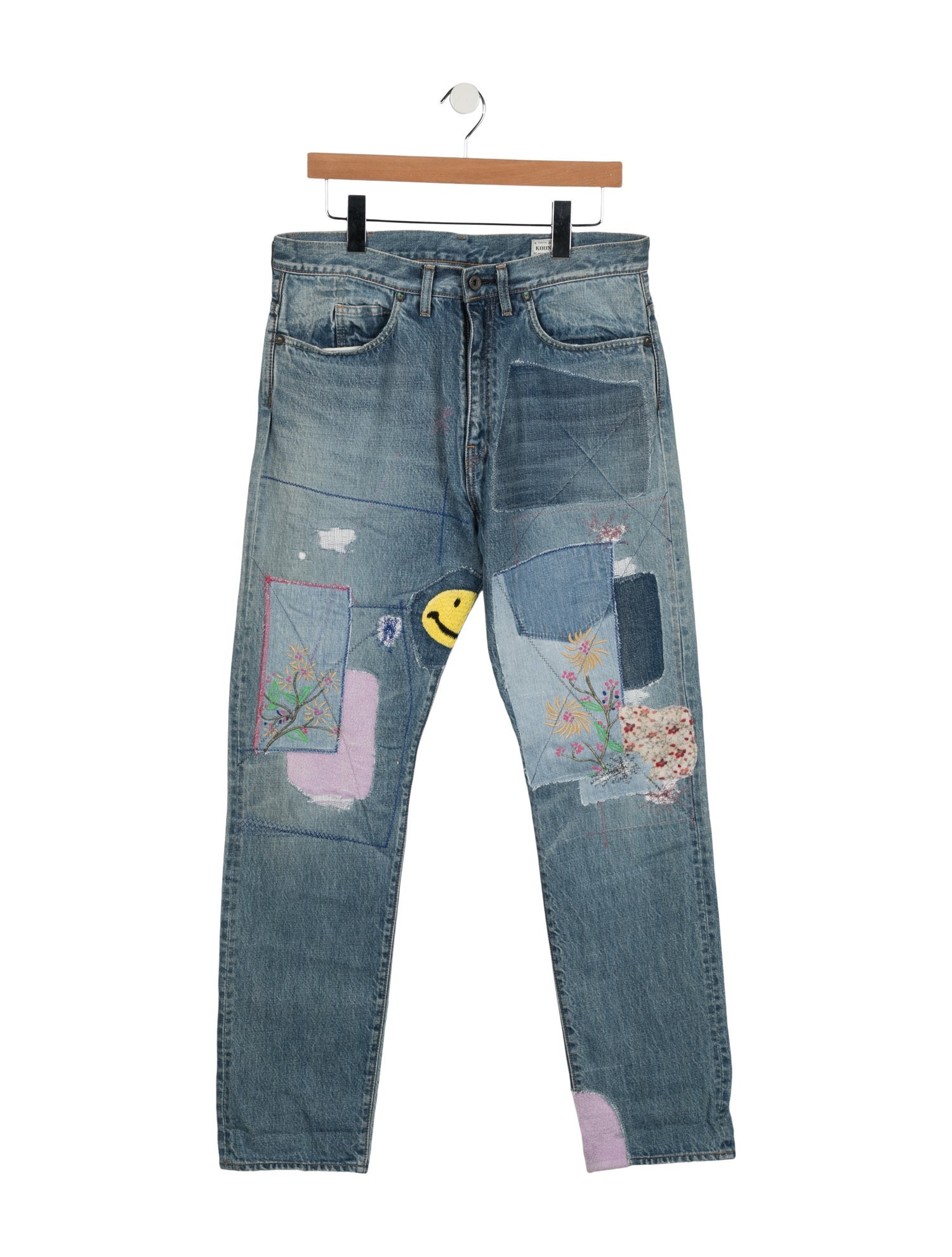 Kapital Patchwork Skinny Jeans