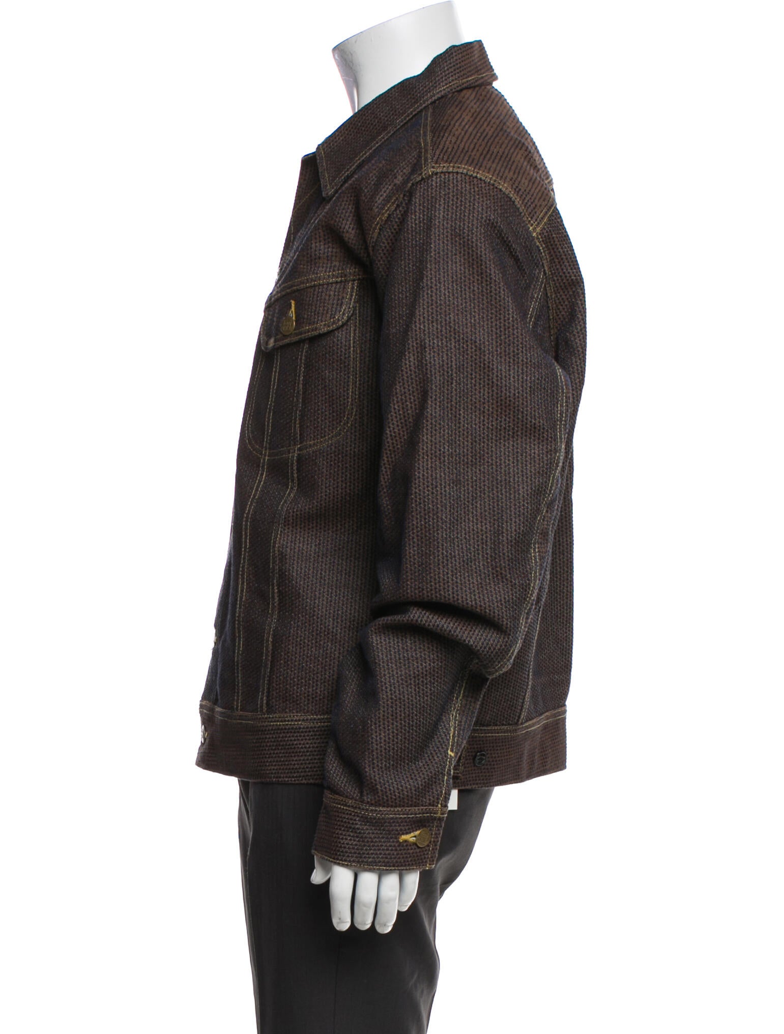 Kapital Century Denim Striped Jacket w/ Tags