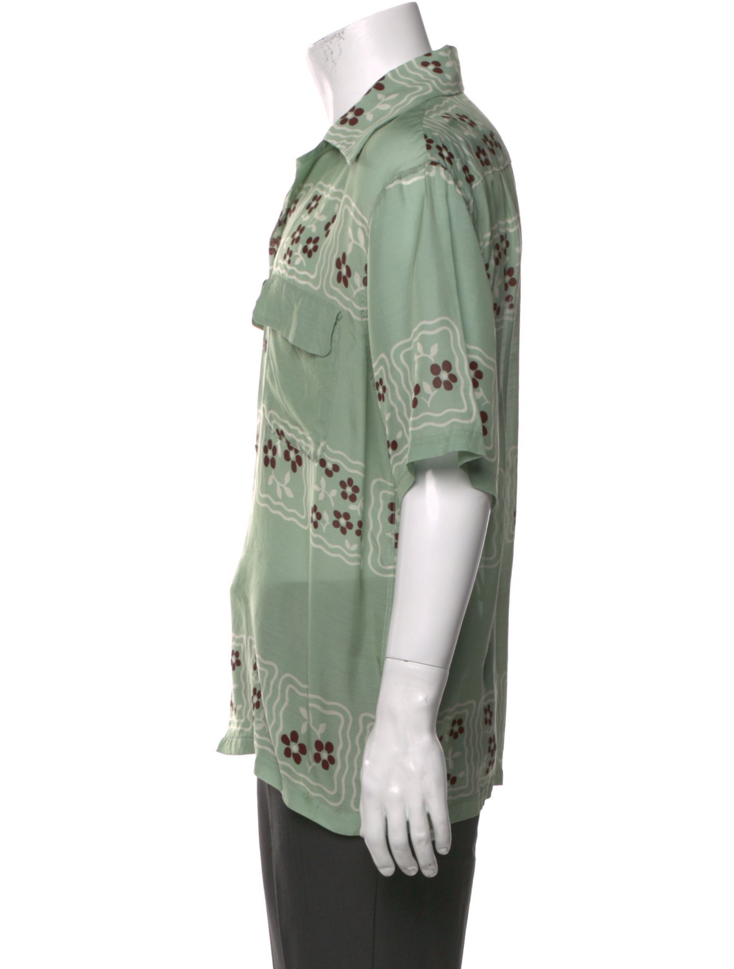 Kapital Cookie Floral Print Dress Shirt