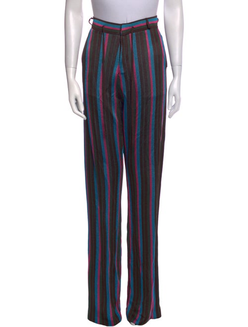 Karl Lagerfeld X Kenneth Ize Striped Wide Leg Pants