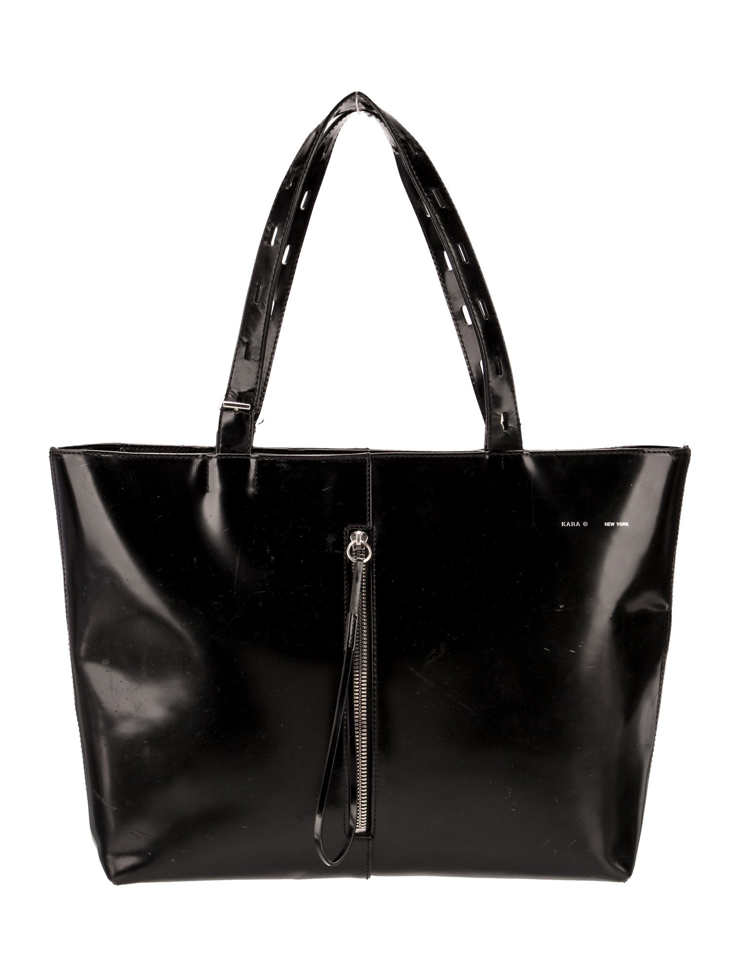 KARA Leather Shoulder Bag