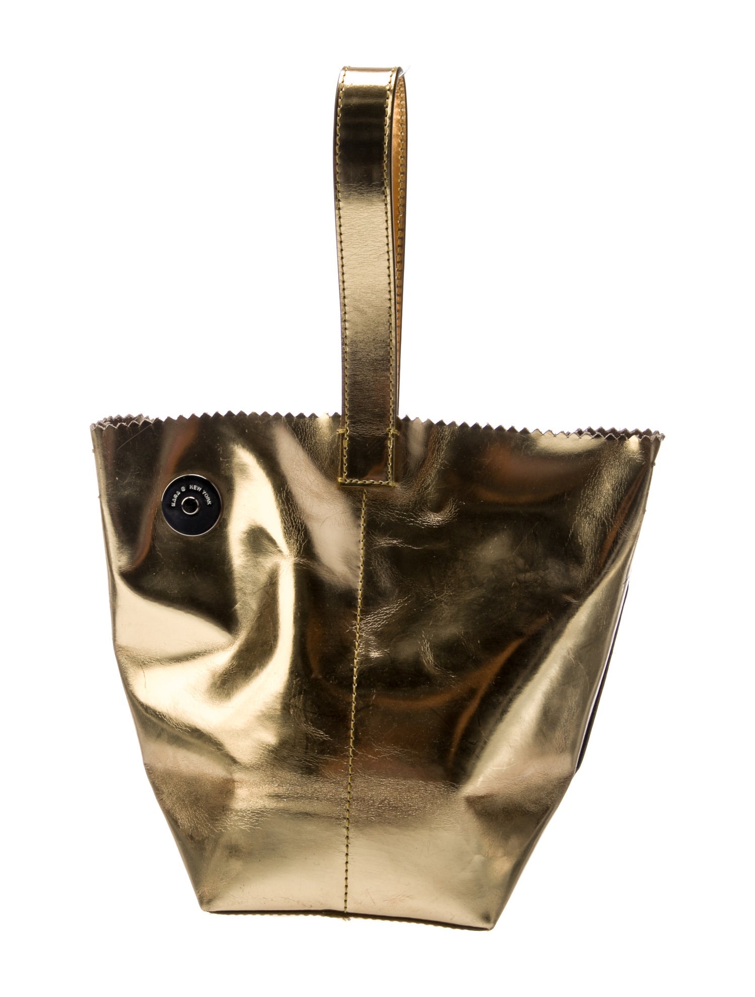 KARA Leather Top Handle Bag