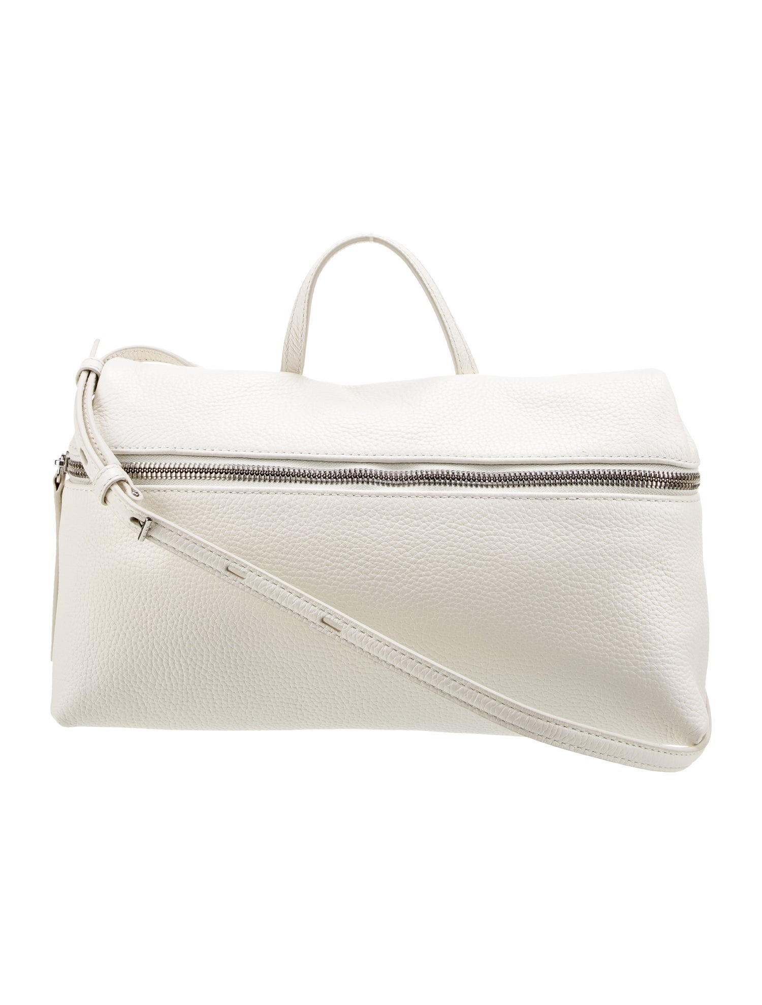 KARA Leather Top Handle Bag