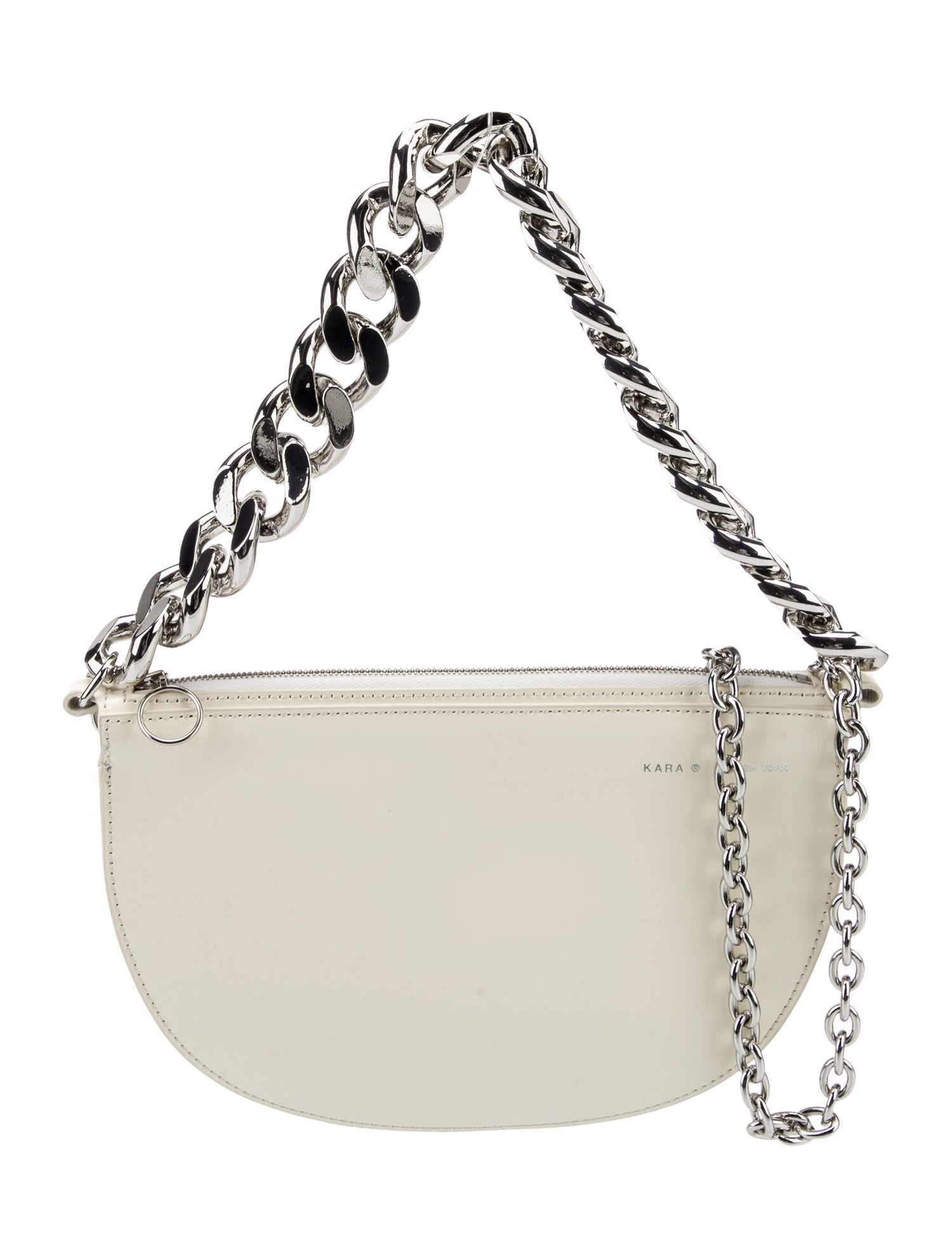 KARA Leather Shoulder Bag