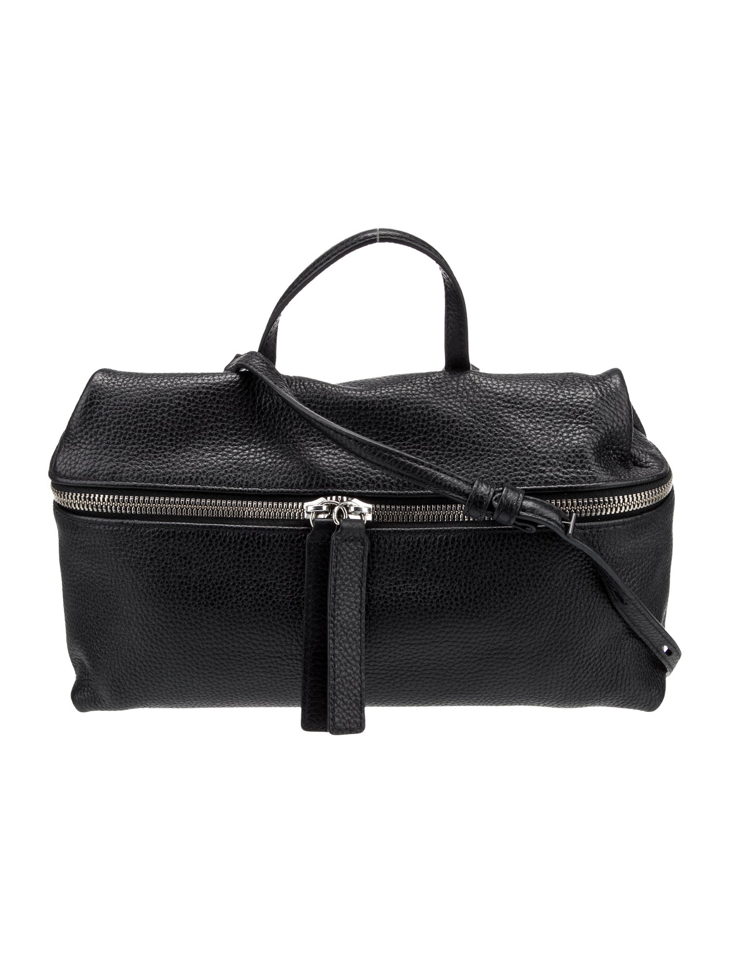 KARA Leather Top Handle Bag