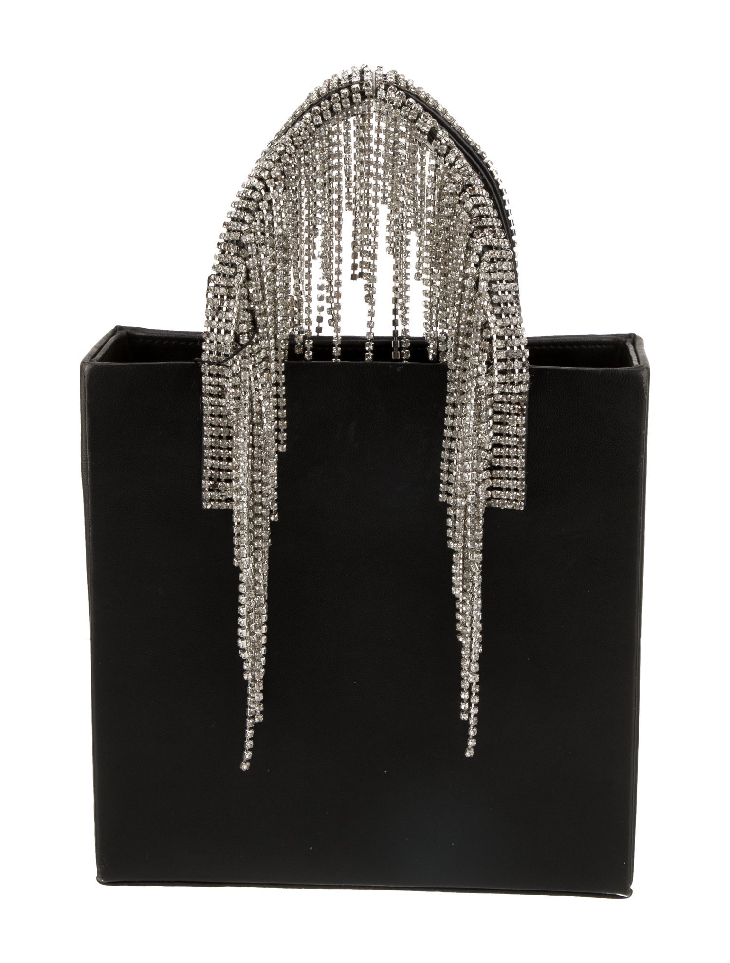 KARA Leather Top Handle Bag