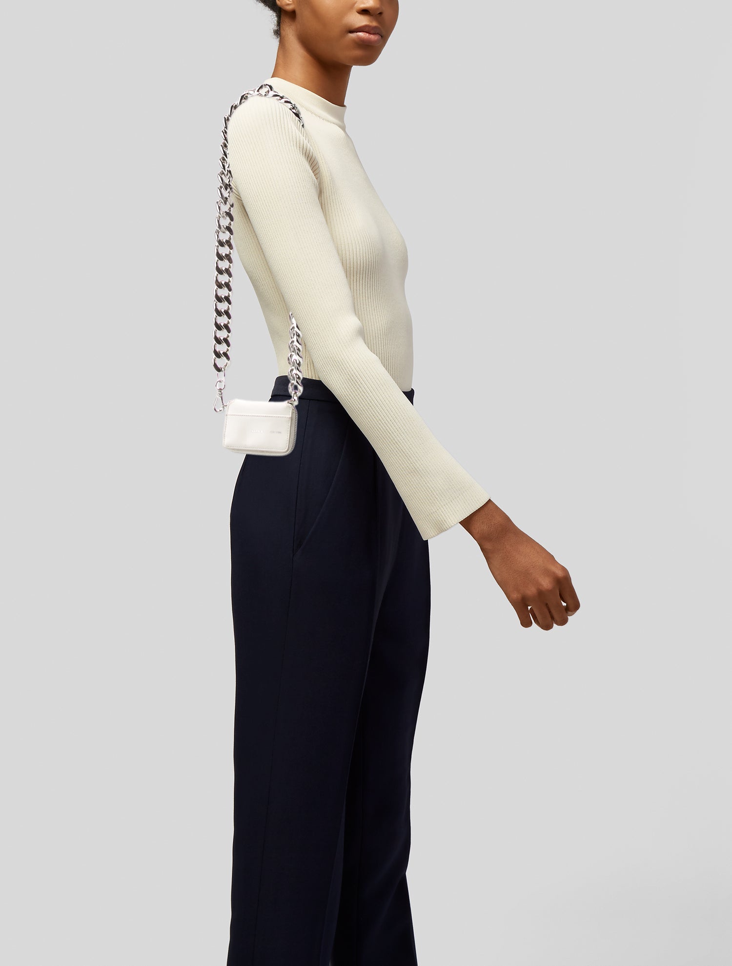 KARA Leather Crossbody Bag