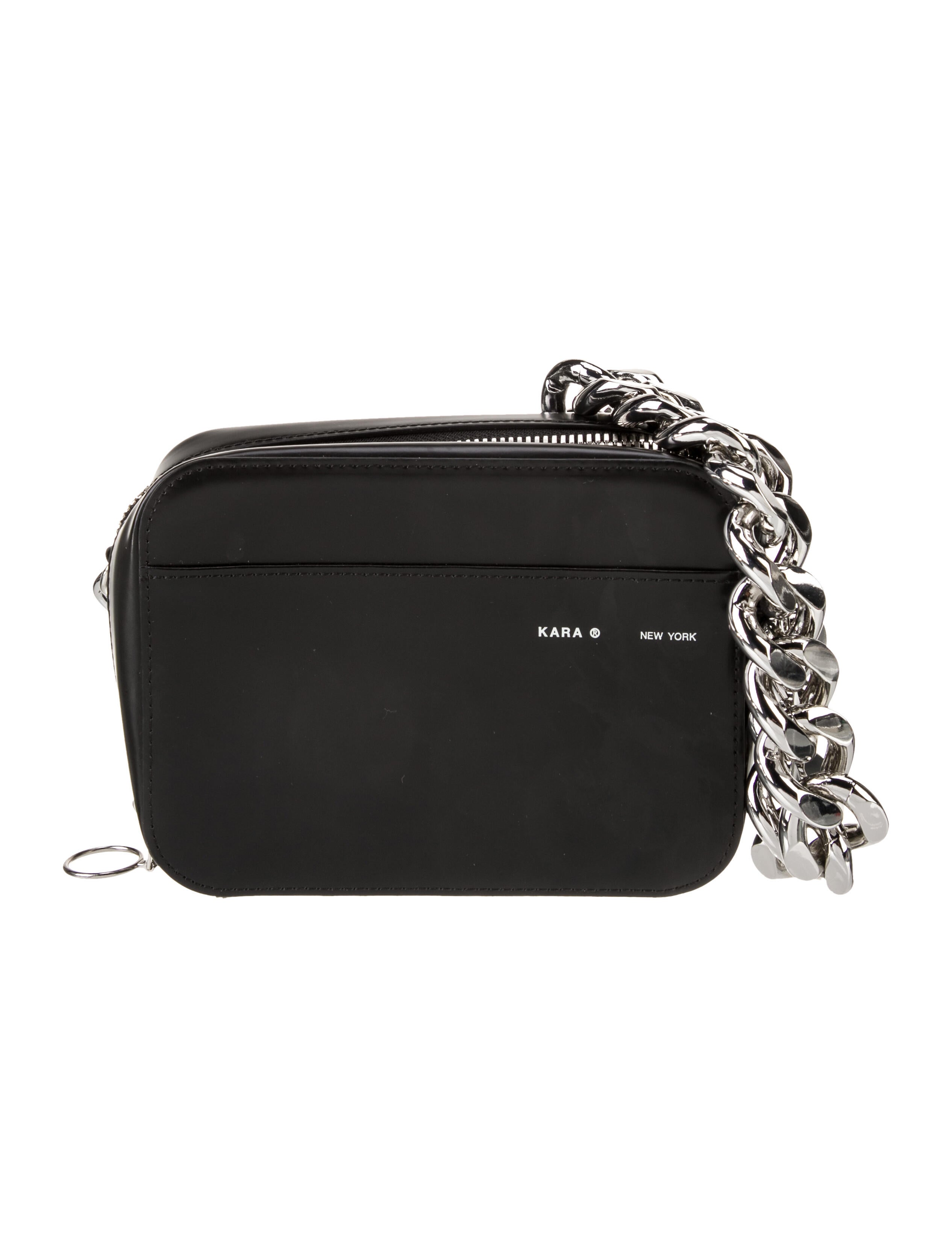 KARA Leather Evening Bag