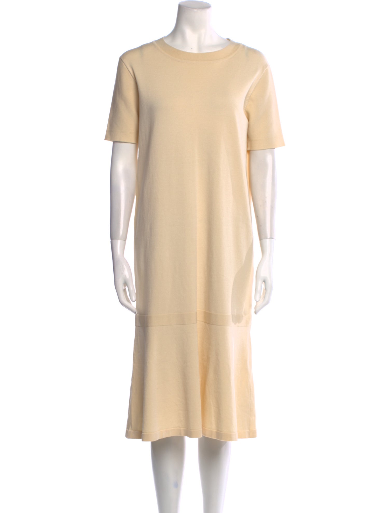 KARA Crew Neck Midi Length Dress