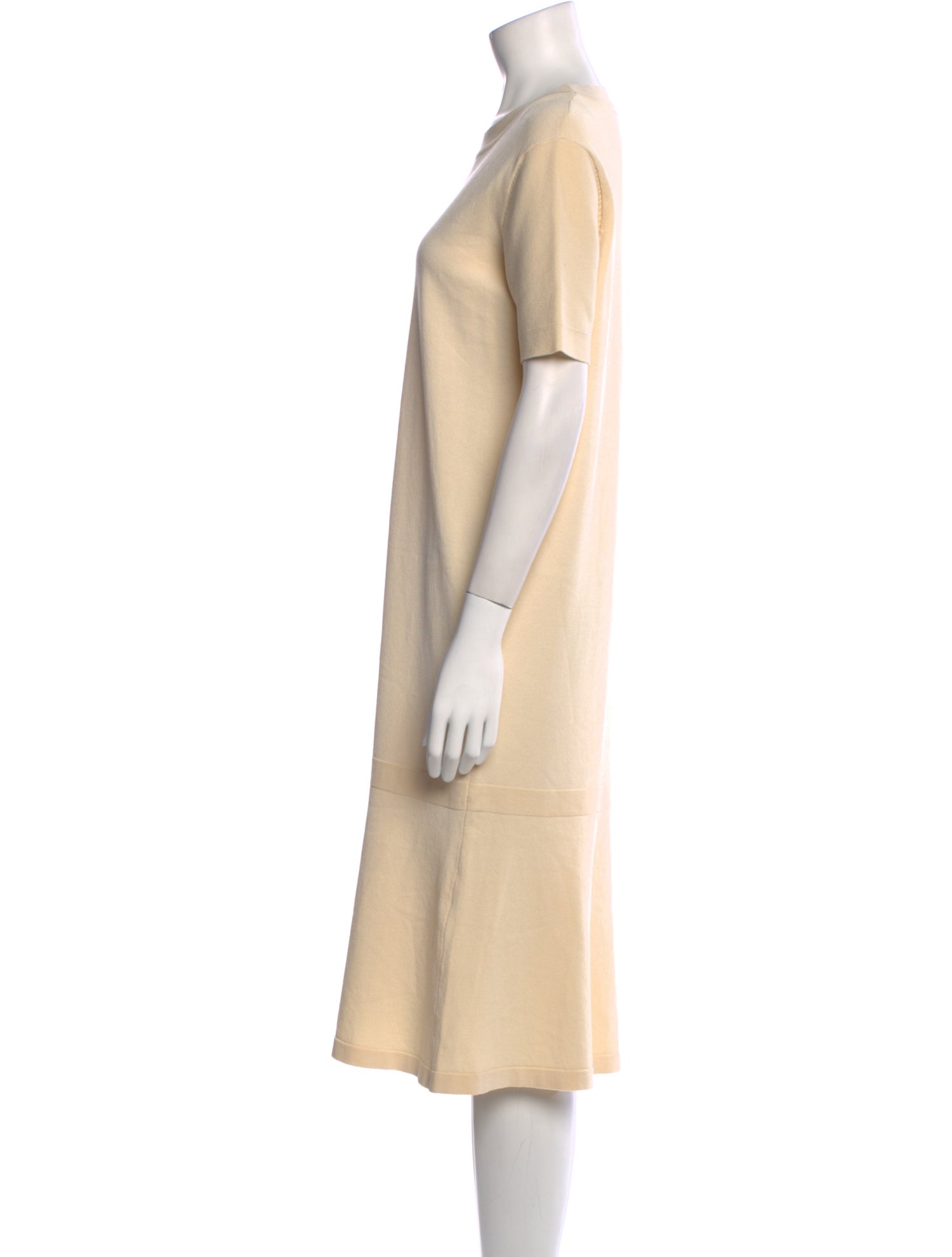 KARA Crew Neck Midi Length Dress