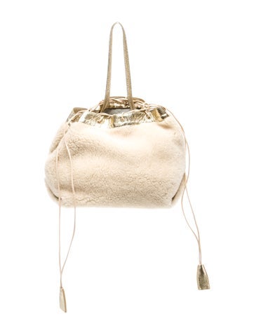 Kara Bucket Bags Faux Fur Evening Bag