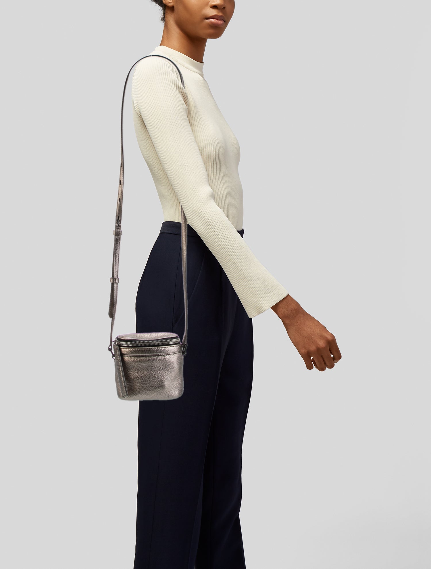 KARA Leather Crossbody Bag