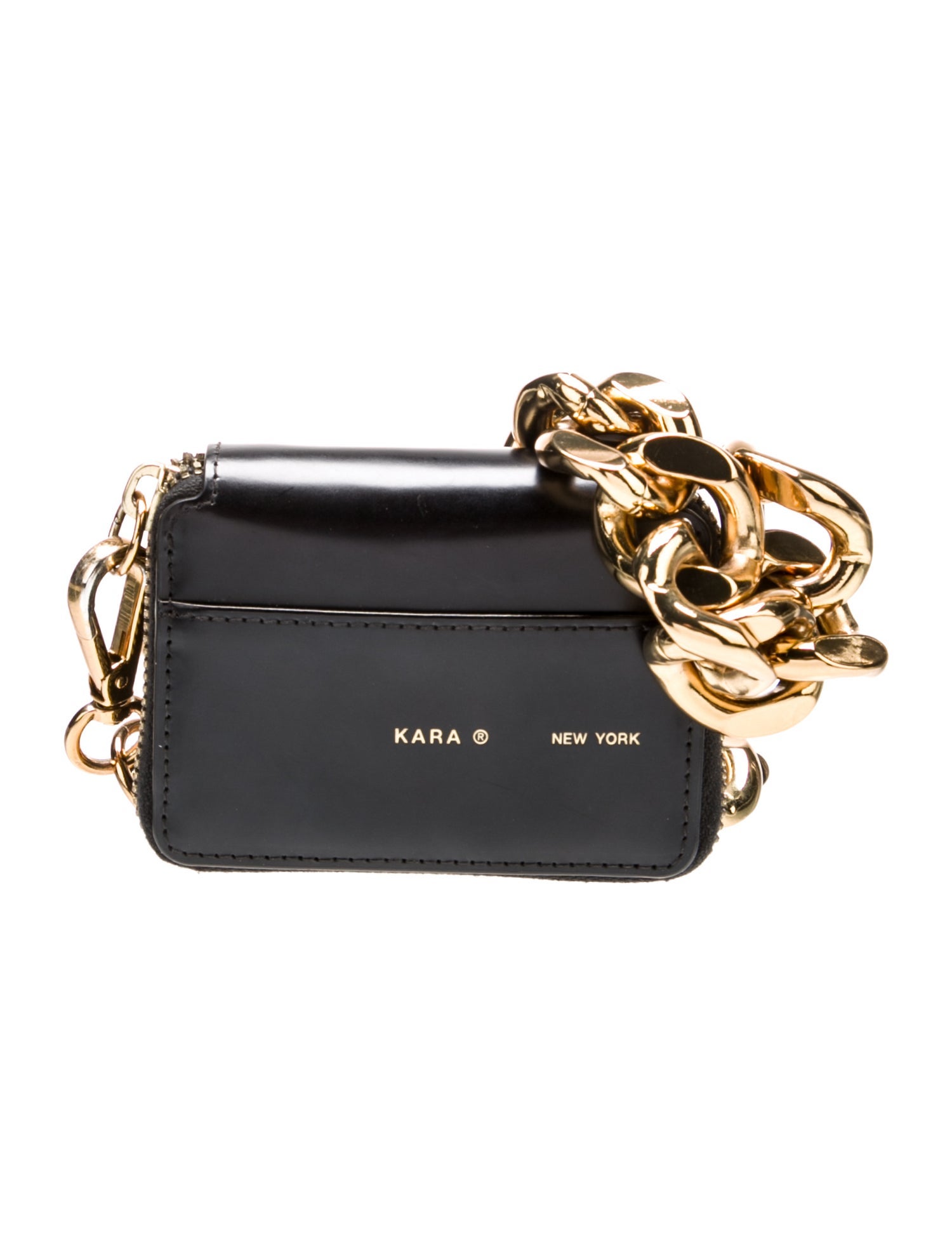 KARA Leather Shoulder Bag