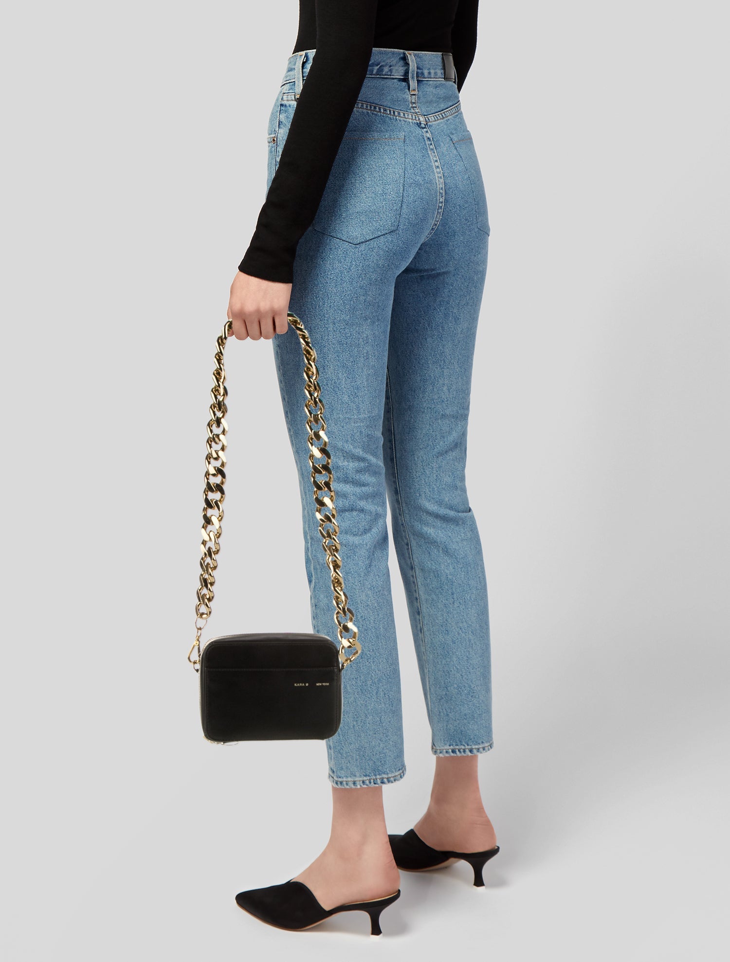 KARA Leather Crossbody Bag