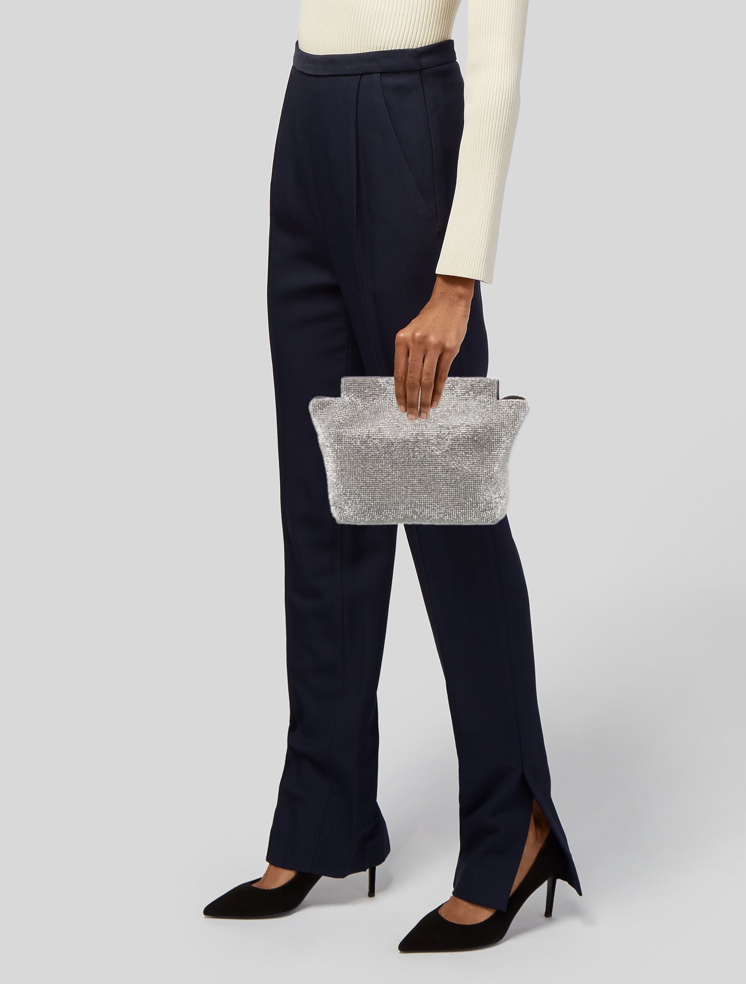 KARA Nylon Evening Bag