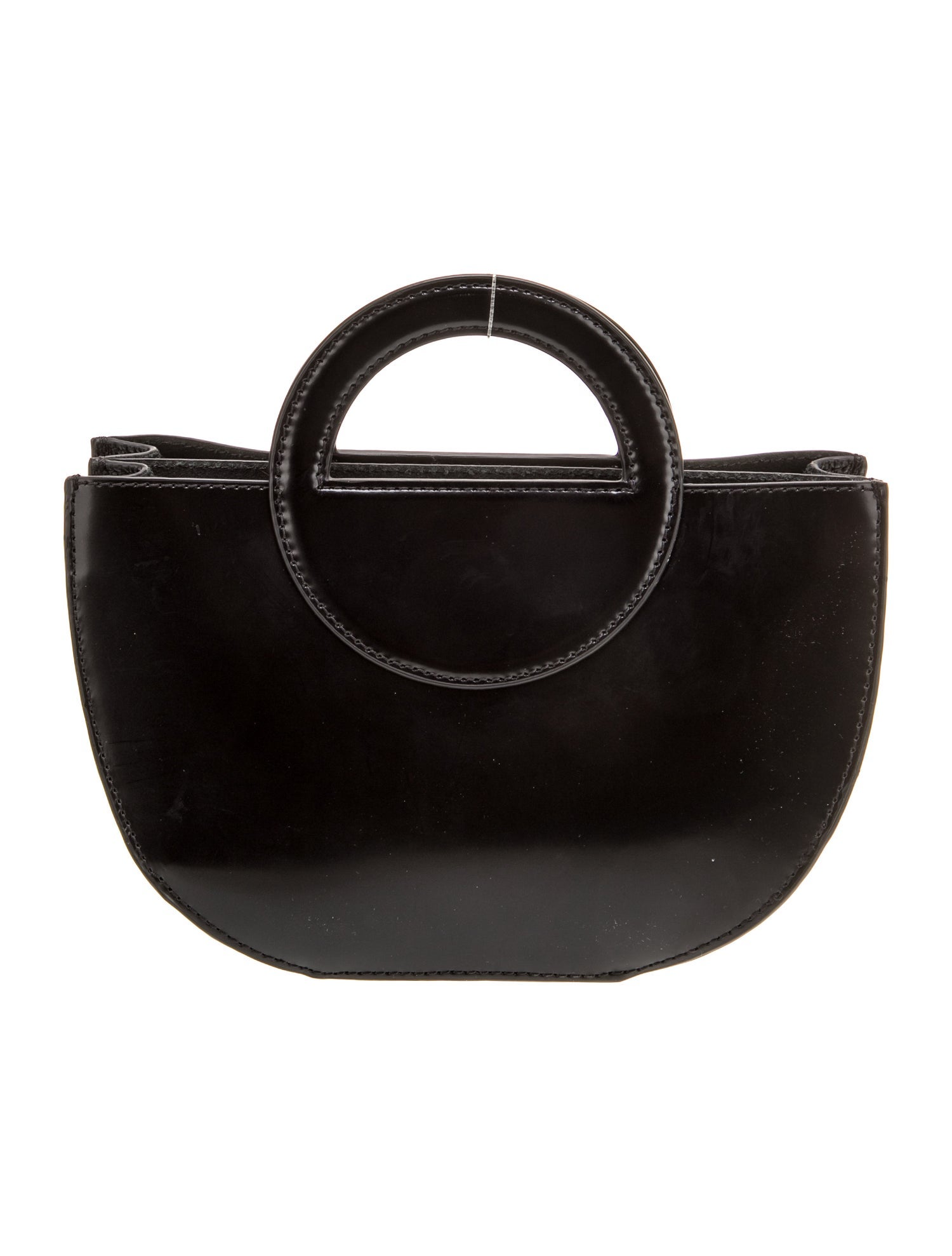 KARA Leather Top Handle Bag