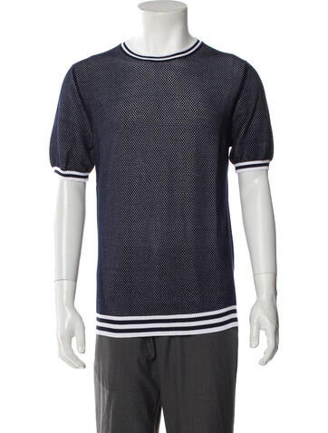 Kangra T-Shirts Striped Crew Neck T-Shirt M