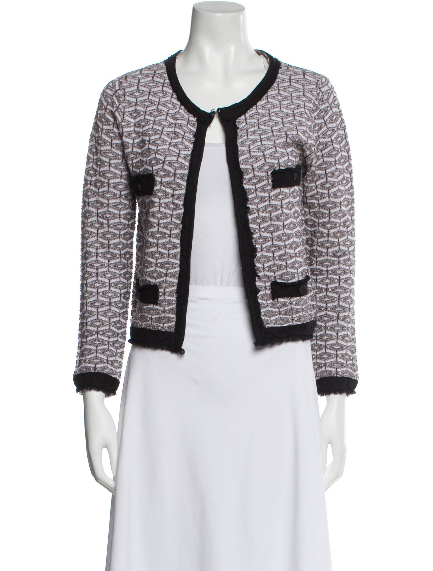 Kangra Printed Scoop Neck Sweater w/ Tags