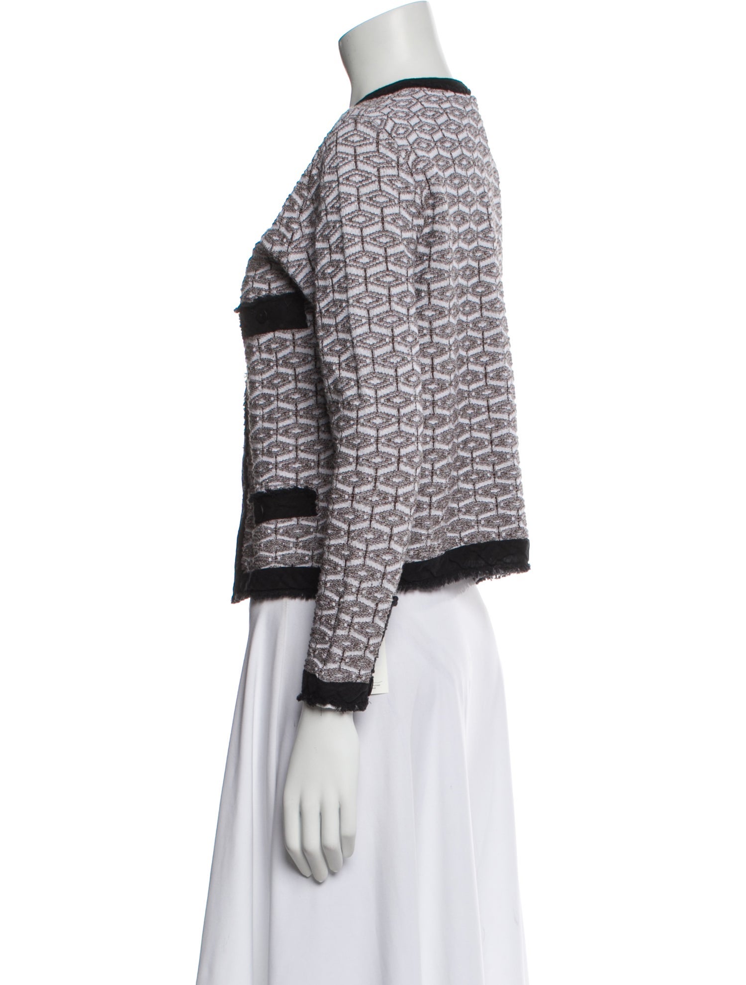 Kangra Printed Scoop Neck Sweater w/ Tags