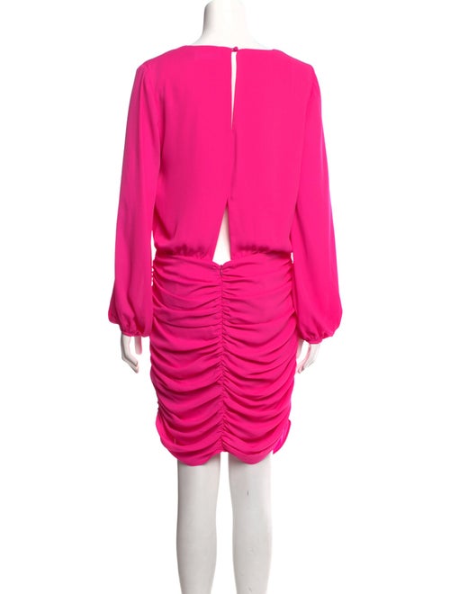 Krisa Plunge Neckline Knee-Length Dress