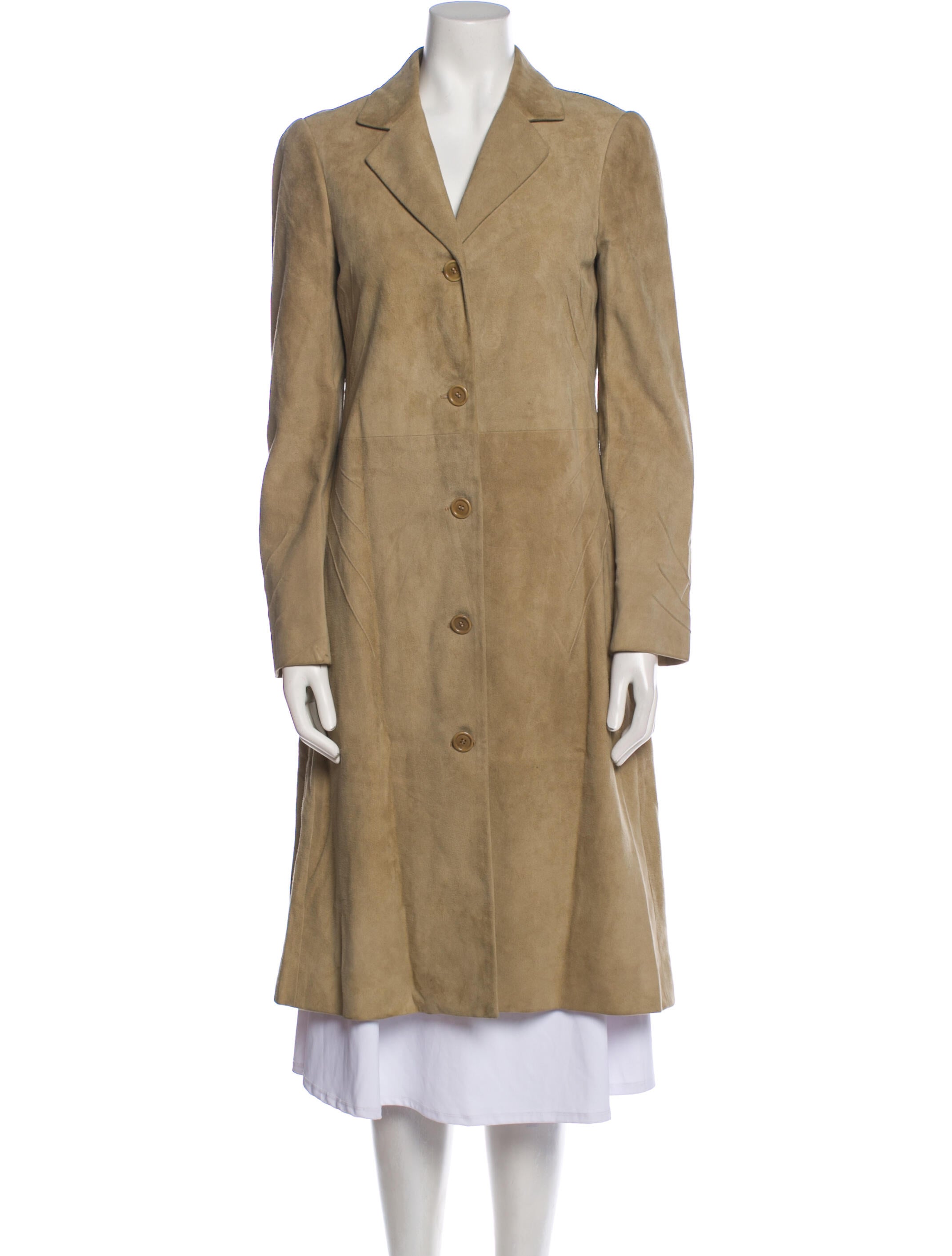 Katayone Adeli Deer Fur Coat Neutrals Coats, Clothing WKATA20403