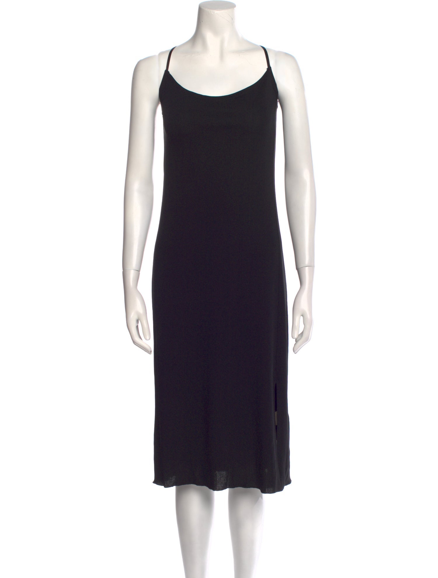 Katayone Adeli Scoop Neck Midi Length Dress