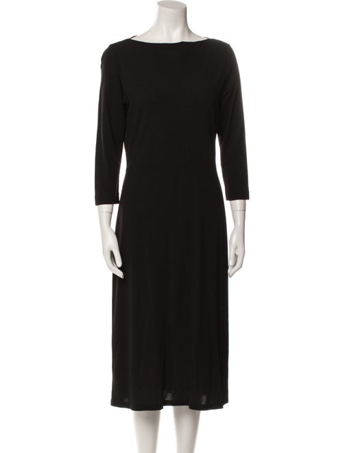 Katayone Adeli Bateau Neckline Midi Length Dress