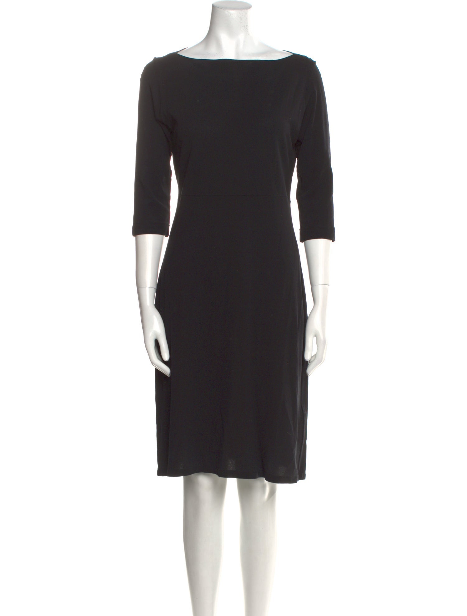Katayone Adeli Bateau Neckline Knee-Length Dress
