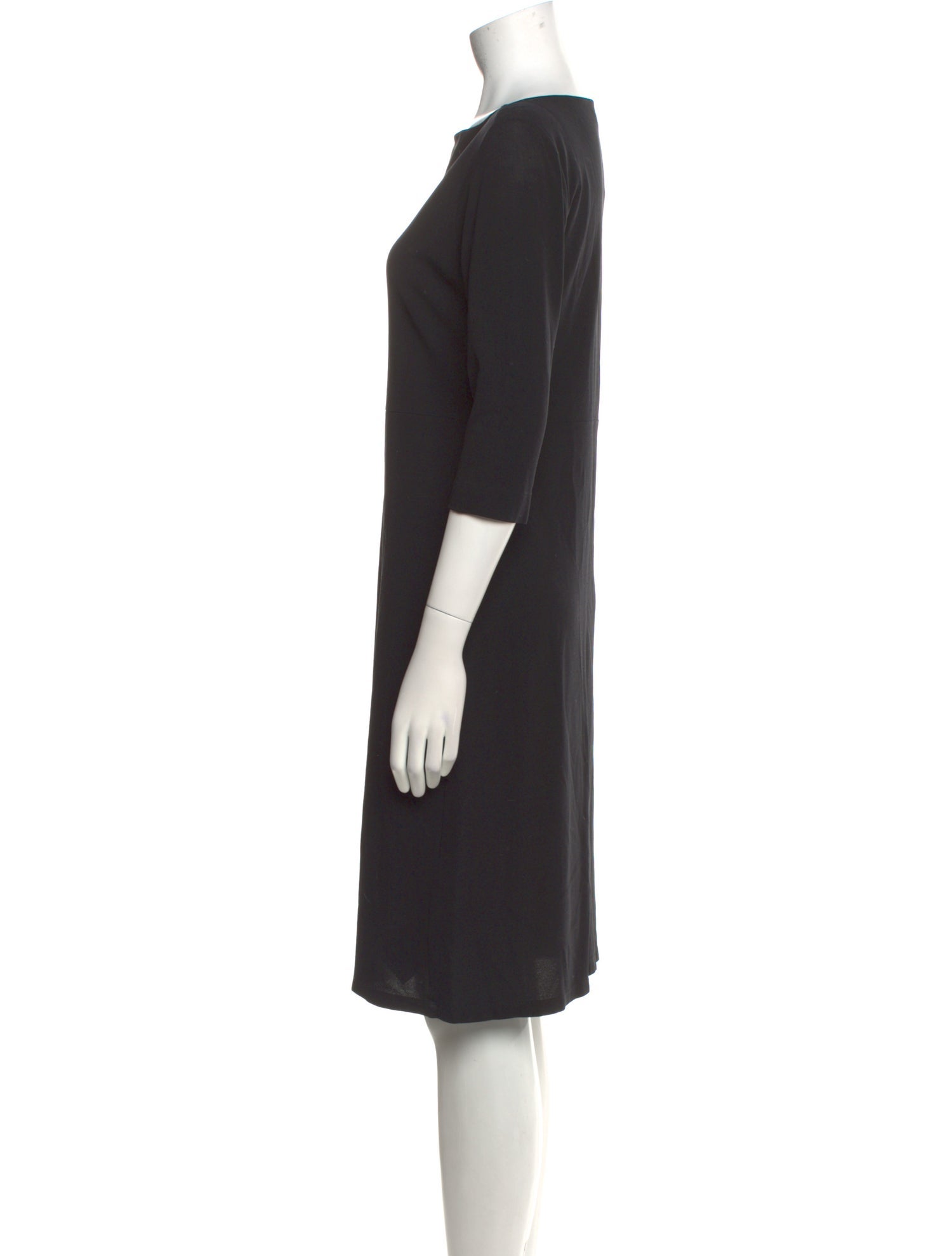 Katayone Adeli Bateau Neckline Knee-Length Dress