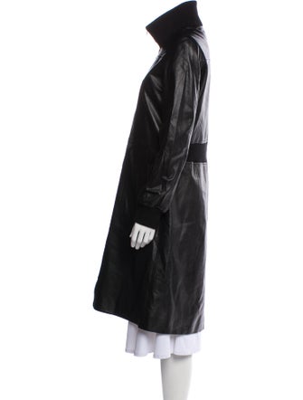 Katayone Adeli Leather Coat
