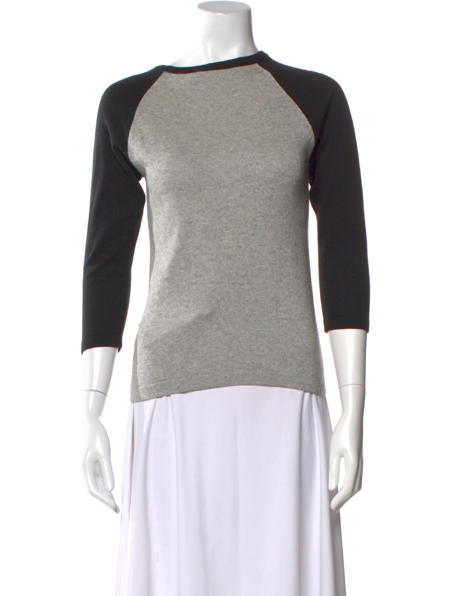Katayone Adeli Silk Scoop Neck Sweater