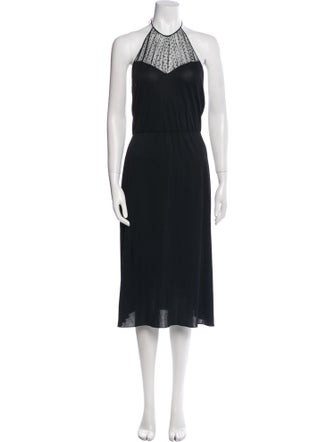 Katayone Adeli Halterneck Midi Length Dress