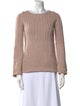 Katayone Adeli Wool Bateau Neckline Sweater