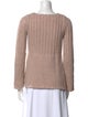 Katayone Adeli Wool Bateau Neckline Sweater