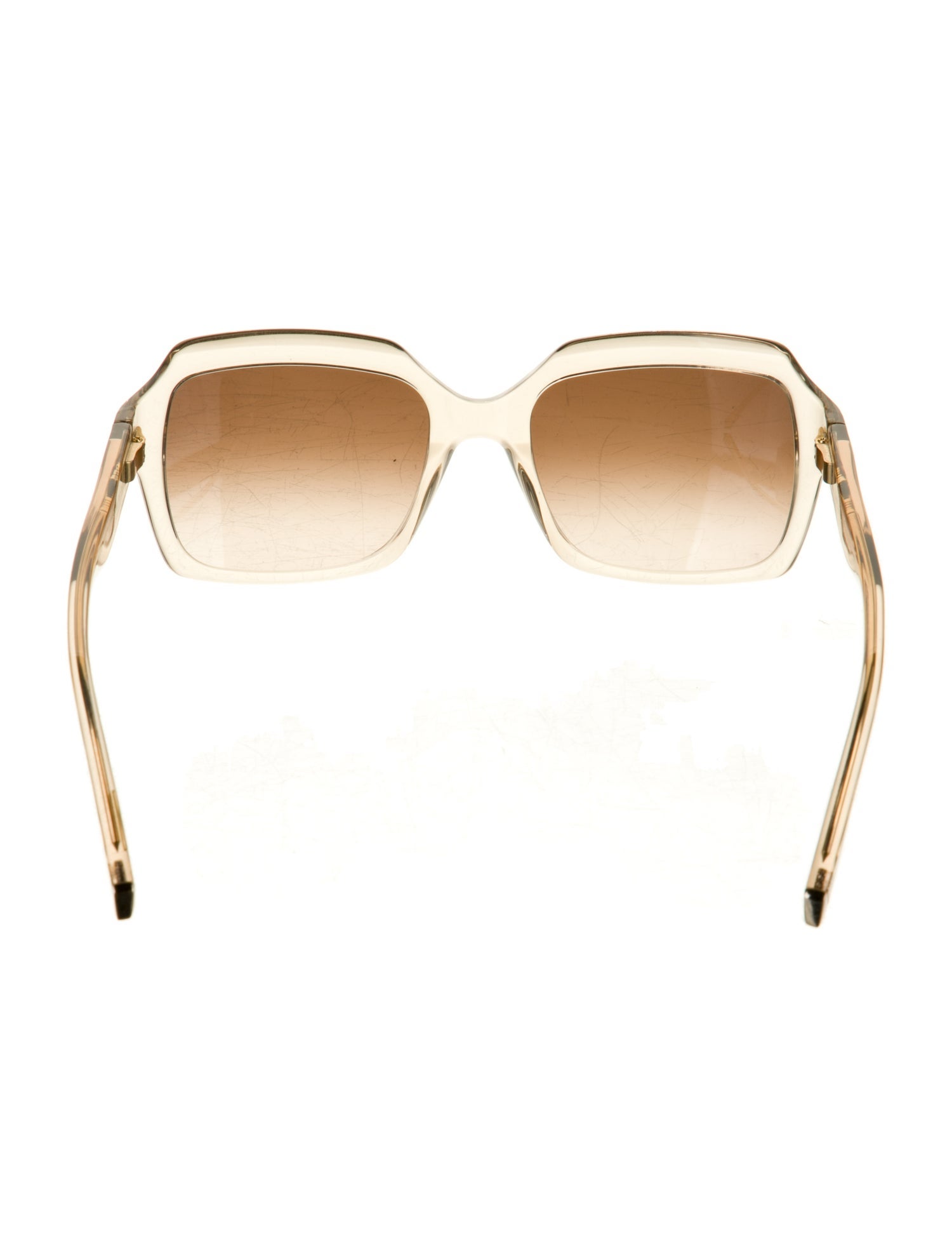 Kate Young for Tura Square Gradient Sunglasses