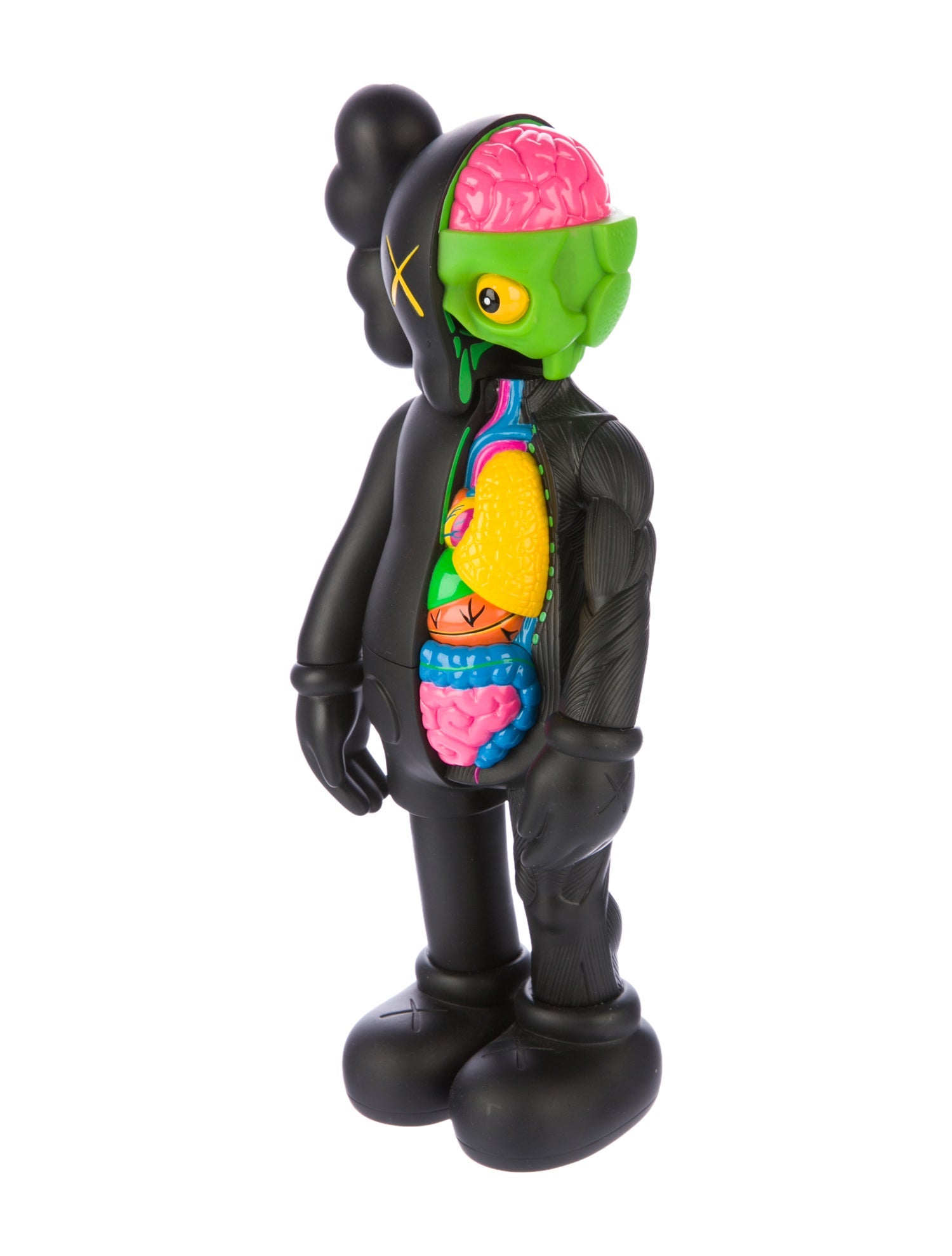 Kaws Companion Black Flayed Open Edition Vinyl Figure w/ Tags