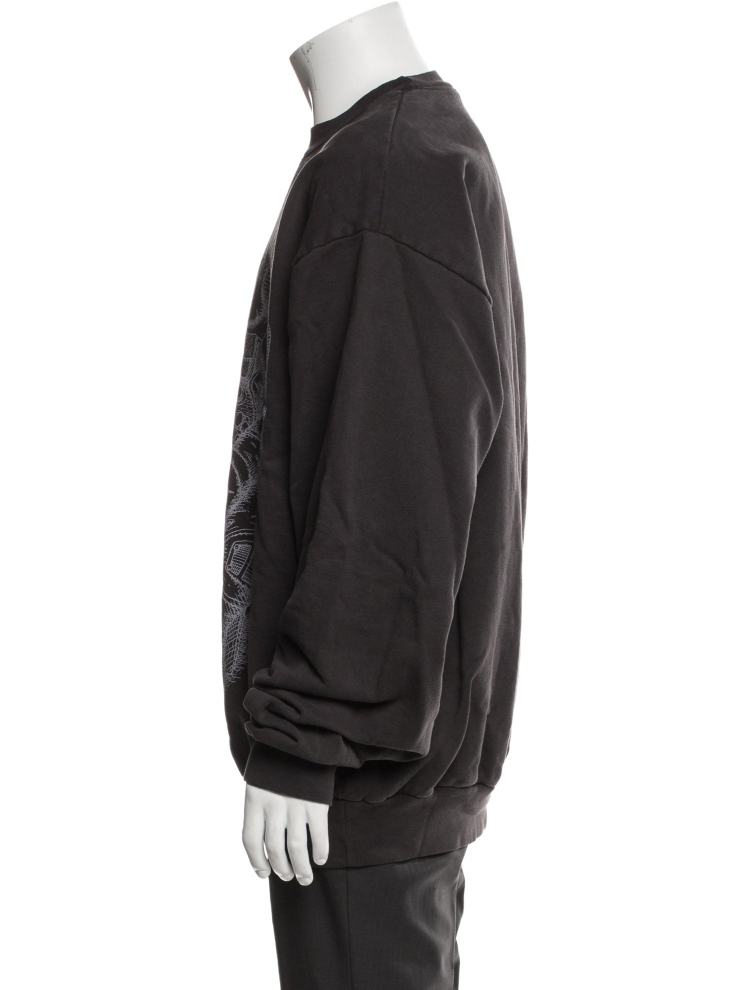 Kaws x Kid Cudi Graphic Print Crew Neck Sweatshirt