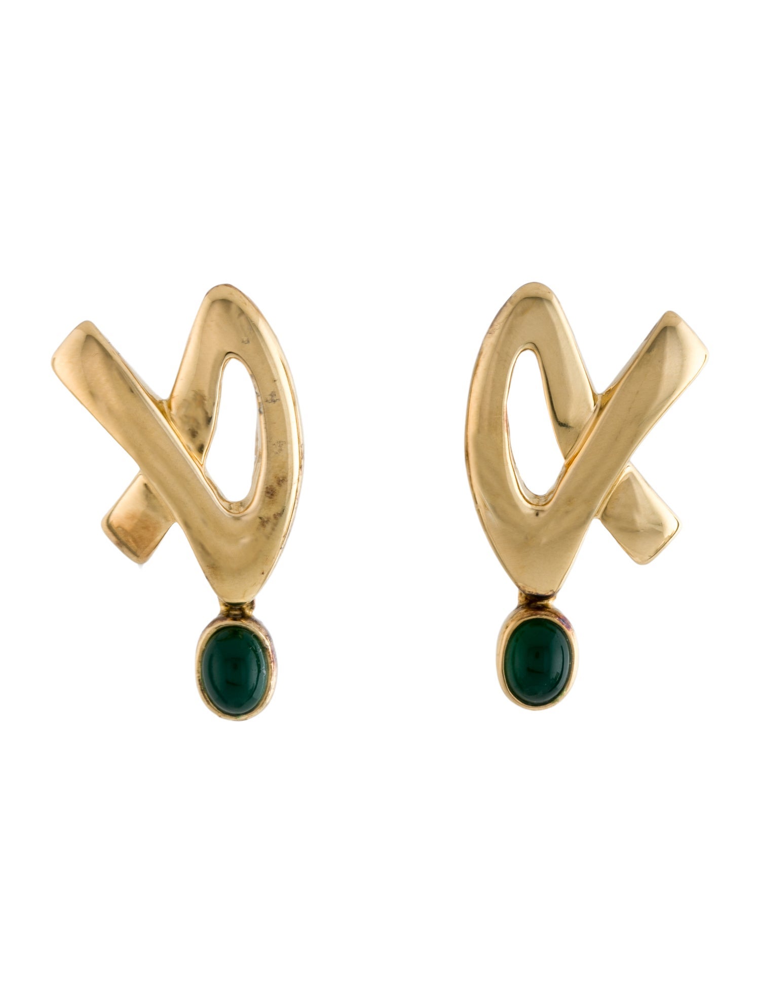 Kai-Yin Lo Dyed Chalcedony Drop Earclips