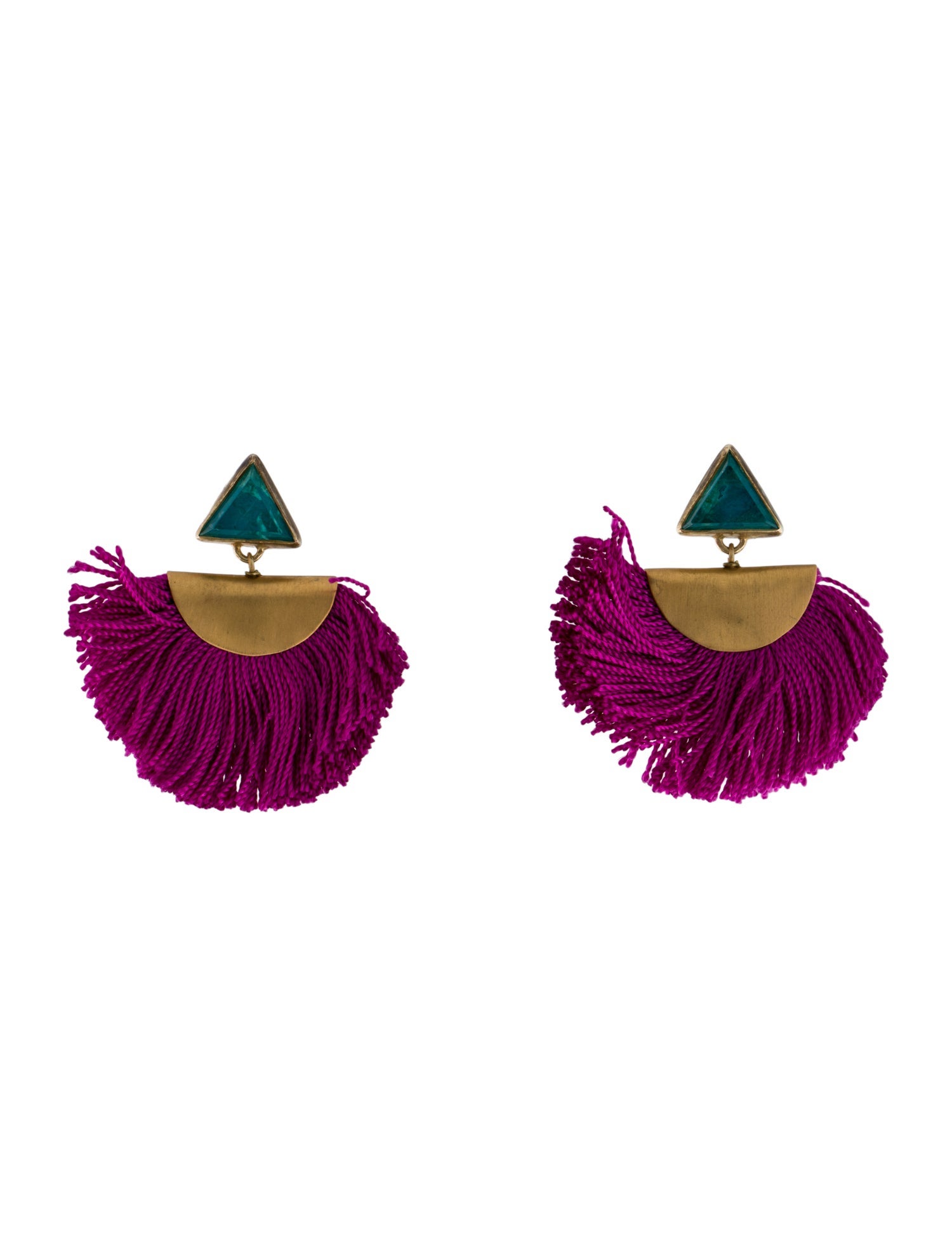 Katerina Makriyianni Mini Fan Earrings