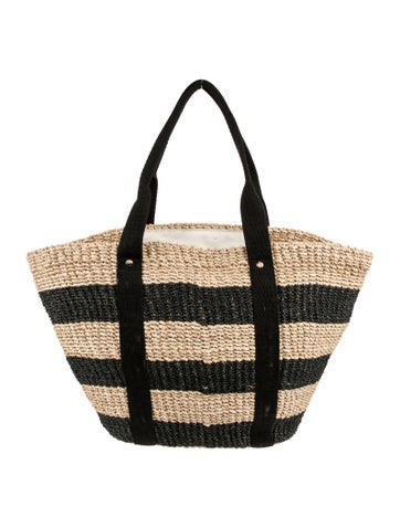 Kayu Totes Raffia Weekender Bag