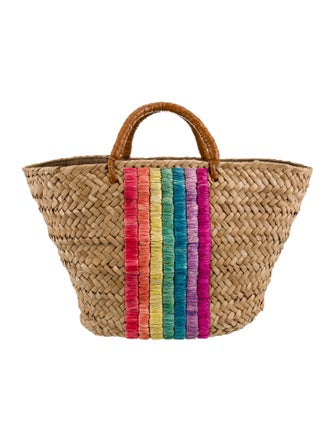 Kayu Straw Bucket Bag