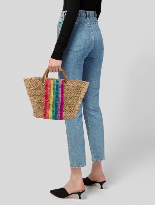 Kayu Straw Bucket Bag
