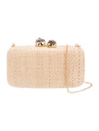 Kayu Raffia Minaudière