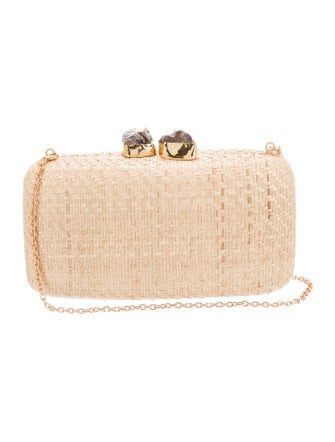 Kayu Raffia Minaudière